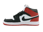 Nike Air Jordan 1 Mid Red/White/Black (с мехом)