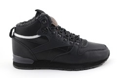 Reebok Classic Black Leather (с мехом)